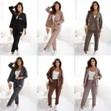 Completo Donna Autunno Made in Italia Quotidiano Vari Colori Standard Stampata — foto 4
