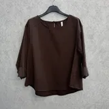 T-Shirt & Top(D) Genere T-Shirt Donna Autunno/Inverno Made in Italia Quotidiano Colore Unico Curvy(taglie forti) — foto 5