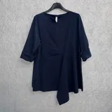 T-Shirt & Top(D) Genere T-Shirt Donna Autunno/Inverno Made in Italia Quotidiano Colore Unico Curvy(taglie forti) — foto 1