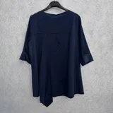 T-Shirt & Top(D) Genere T-Shirt Donna Autunno/Inverno Made in Italia Quotidiano Colore Unico Curvy(taglie forti) — foto 3