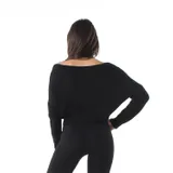 Cardigan Donna Autunno/Inverno Made in Italia Tempo libero Colore Unico Oversize Bottoni,Gancio — foto 5
