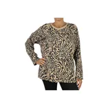 T-Shirt Maglie Donna Autunno Made in Italia Quotidiano Vari Colori Standard — foto 5