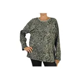 T-Shirt Maglie Donna Autunno Made in Italia Quotidiano Vari Colori Standard — foto 4