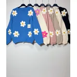 Maglione con Applicazioni Floreali — foto 1