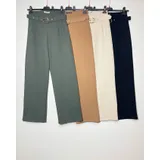 Pantalone Punto Milano Palazzo con Cintura — foto 1