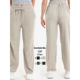 Pantaloni Donna Quattro stagioni Made in Cina Quotidiano Colore Unico Standard Monocromo Lacci — foto 1