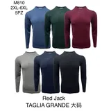 Pullover Uomo Uomo Autunno/Inverno Made in Cina Quotidiano Vari Colori Curvy(taglie forti) — foto 1