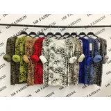 T-Shirt Maglie Donna Autunno Made in Italia Quotidiano Vari Colori Standard — foto 1