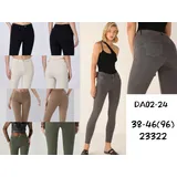Jeans Slim Fit Donna Quattro stagioni Made in Cina Quotidiano Vari Colori Standard — foto 1