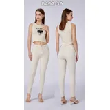 Jeans Slim Fit Donna Quattro stagioni Made in Cina Quotidiano Vari Colori Standard — foto 4
