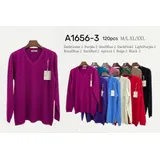 Pullover Pullover Donna Autunno/Inverno Made in Cina Quotidiano Vari Colori Curvy(taglie forti) — foto 1