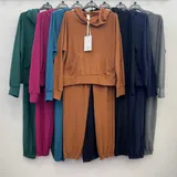Completo(D) Genere Completo Donna Autunno/Inverno Made in Italia Quotidiano Vari Colori Standard Monocromo — foto 1