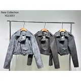 Giacca di Pelle Giacca Donna Quattro stagioni Made in Cina Quotidiano Vari Colori Standard — foto 3