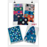 Sciarpe Donna Donna Inverno Made in Cina Quotidiano Vari Colori Pesante In Stoffa — foto 1