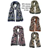 Sciarpe Donna Donna Autunno/Inverno Made in Cina Quotidiano Vari Colori Pesante In Stoffa Natale — foto 1
