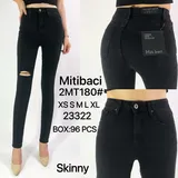 Jeans Skinny Donna Quattro stagioni Made in Cina Quotidiano Colore Unico Standard Monocromo — foto 1