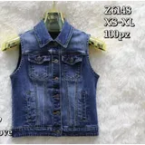 Giacche(D) Genere Giacca di Jeans Giacca Donna Quattro stagioni Made in Cina Tempo libero Colore Unico Standard — foto 1
