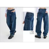 Jeans Larghi Donna Autunno/Inverno Made in Cina Quotidiano — foto 3
