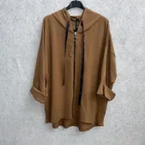Maglierie&Felpe(D) Genere Felpa Donna Estate Made in Italia Quotidiano Colore Unico Curvy(taglie forti) — foto 5