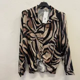Camicie(D) Camicie(U) Genere Camicia Camicia Casual Vestiti Donna Donna Autunno/Inverno Made in Italia Quotidiano Colore Unico Standard Stampata Poliestere — foto 3