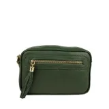 Borsa a Tracolla Donna Autunno/Inverno Made in Italia Quotidiano Vari Colori Cerniera lampo — foto 2