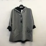 Curvy nome Genere Felpe Donna Primavera/Estate Made in Italia Quotidiano Colore Unico Oversize Traforato — foto 1