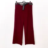 Pantaloni Eleganti Donna Autunno/Inverno Made in Italia Quotidiano Colore Unico Standard — foto 3
