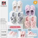Ciabatte&Zoccoli(D) Genere Pantofole Donna Inverno Made in Cina Tempo libero Plateau Anteriore Tonda — foto 1