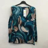 Camicie(D) Camicie(U) Genere Camicia Camicia Casual Vestiti Donna Donna Autunno/Inverno Made in Italia Quotidiano Colore Unico Standard Stampata Viscosa — foto 1