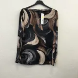 Camicie(D) Camicie(U) Genere Camicia Camicia Casual Vestiti Donna Donna Autunno/Inverno Made in Italia Quotidiano Colore Unico Standard Stampata Viscosa — foto 3