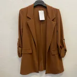 Giacche(D) Genere Giacca Blazer Giacca a Vento Donna Quattro stagioni Made in Italia Quotidiano Vari Colori Standard Monocromo — foto 3