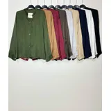 Camicia misto seta con Collo Coreano — foto 1