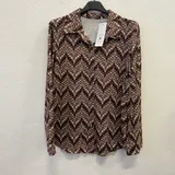 Camicie(D) Camicie(U) Genere Camicia Camicia Casual Vestiti Donna Donna Autunno/Inverno Made in Italia Quotidiano Colore Unico Standard Stampata Viscosa — foto 1