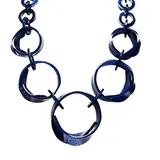 Collana Con Cerchi In Resina — foto 5