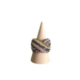 Anelli Vari Colori REGOLABILE con elastico BASE ARGENTO — foto 5