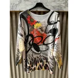 T-Shirt Donna Autunno/Inverno Made in Italia Tempo libero Vari Colori Oversize Stampata — foto 1