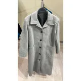 Cappotti Cappotti Classici Donna Autunno/Inverno Made in Italia Quotidiano Colore Unico Standard Bottoni — foto 4