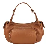 Borsa Spalla Donna Autunno/Inverno Made in Italia Quotidiano Vari Colori Cerniera lampo — foto 1