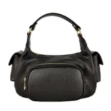 Borsa Spalla Donna Autunno/Inverno Made in Italia Quotidiano Vari Colori Cerniera lampo — foto 5
