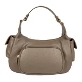Borsa Spalla Donna Autunno/Inverno Made in Italia Quotidiano Vari Colori Cerniera lampo — foto 4