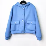 Giacca Blazer Giacca Donna Autunno/Inverno Made in Italia Quotidiano Colore Unico Standard — foto 2
