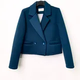 Giacca Blazer Giacca Donna Autunno/Inverno Made in Italia Quotidiano Colore Unico Standard — foto 8