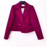 Giacca Blazer Giacca Donna Autunno/Inverno Made in Italia Quotidiano Colore Unico Standard — foto 7