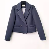 Giacca Blazer Giacca Donna Autunno/Inverno Made in Italia Quotidiano Colore Unico Standard — foto 3