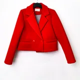 Giacca Blazer Giacca Donna Autunno/Inverno Made in Italia Quotidiano Colore Unico Standard — foto 4