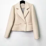 Giacca Blazer Giacca Donna Autunno/Inverno Made in Italia Quotidiano Colore Unico Standard — foto 9