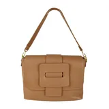 Borsa Spalla Donna Autunno/Inverno Made in Italia Quotidiano Vari Colori Bottoni — foto 4