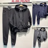 Tuta Sportive Uomo Autunno/Inverno Made in Cina Quotidiano Colori Casuale Oversize — foto 1