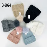 Berretto di Maglia Autunno/Inverno Made in Cina Tempo libero Vari Colori — foto 3
