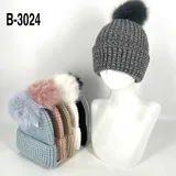 Berretto di Maglia Autunno/Inverno Made in Cina Tempo libero Vari Colori — foto 4